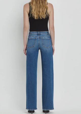 Ella Midrise Wide Leg Jeans