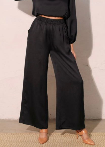 Jennah Hammer Satin Pants