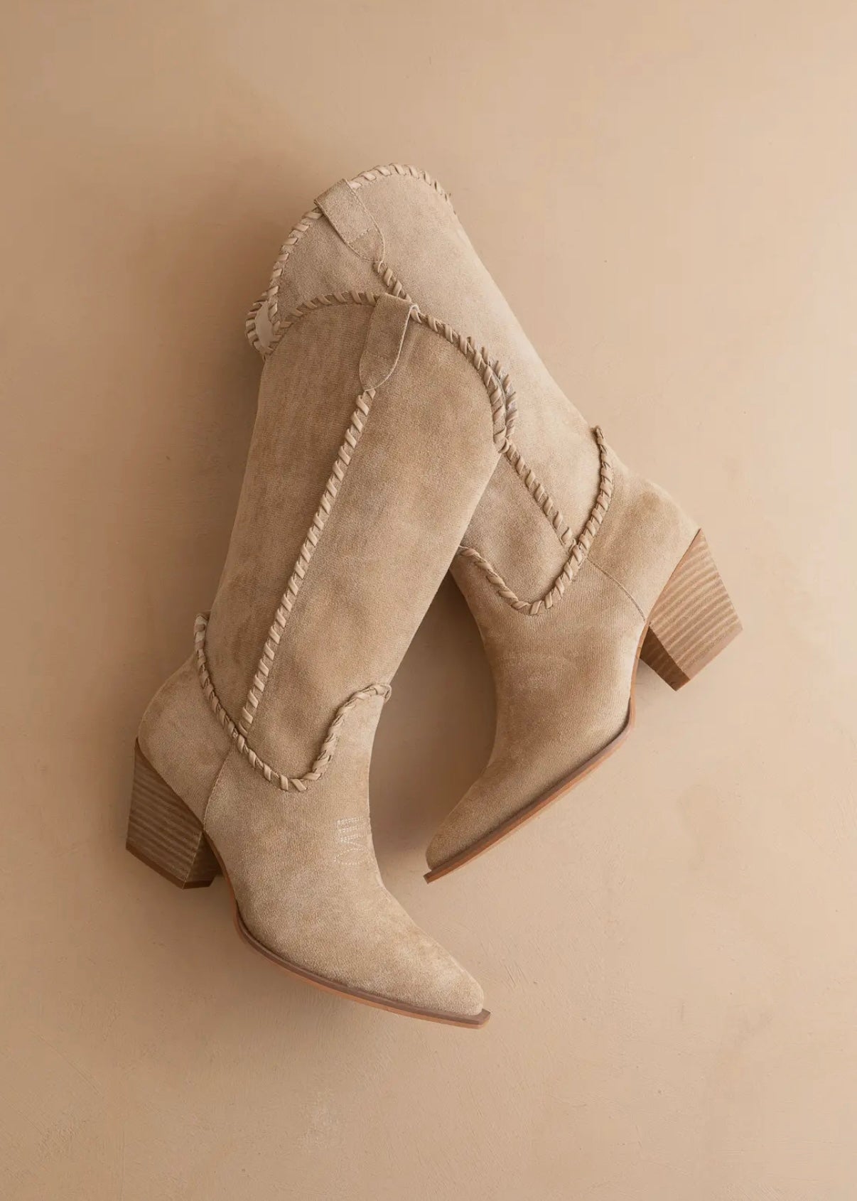 Lainey Whipstitch Western Cowboy Boot