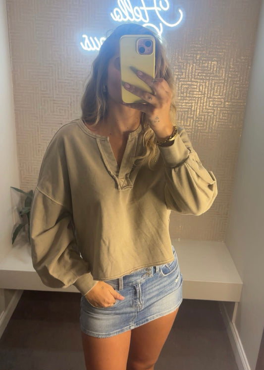 Slow Season Boxy Long Sleeve