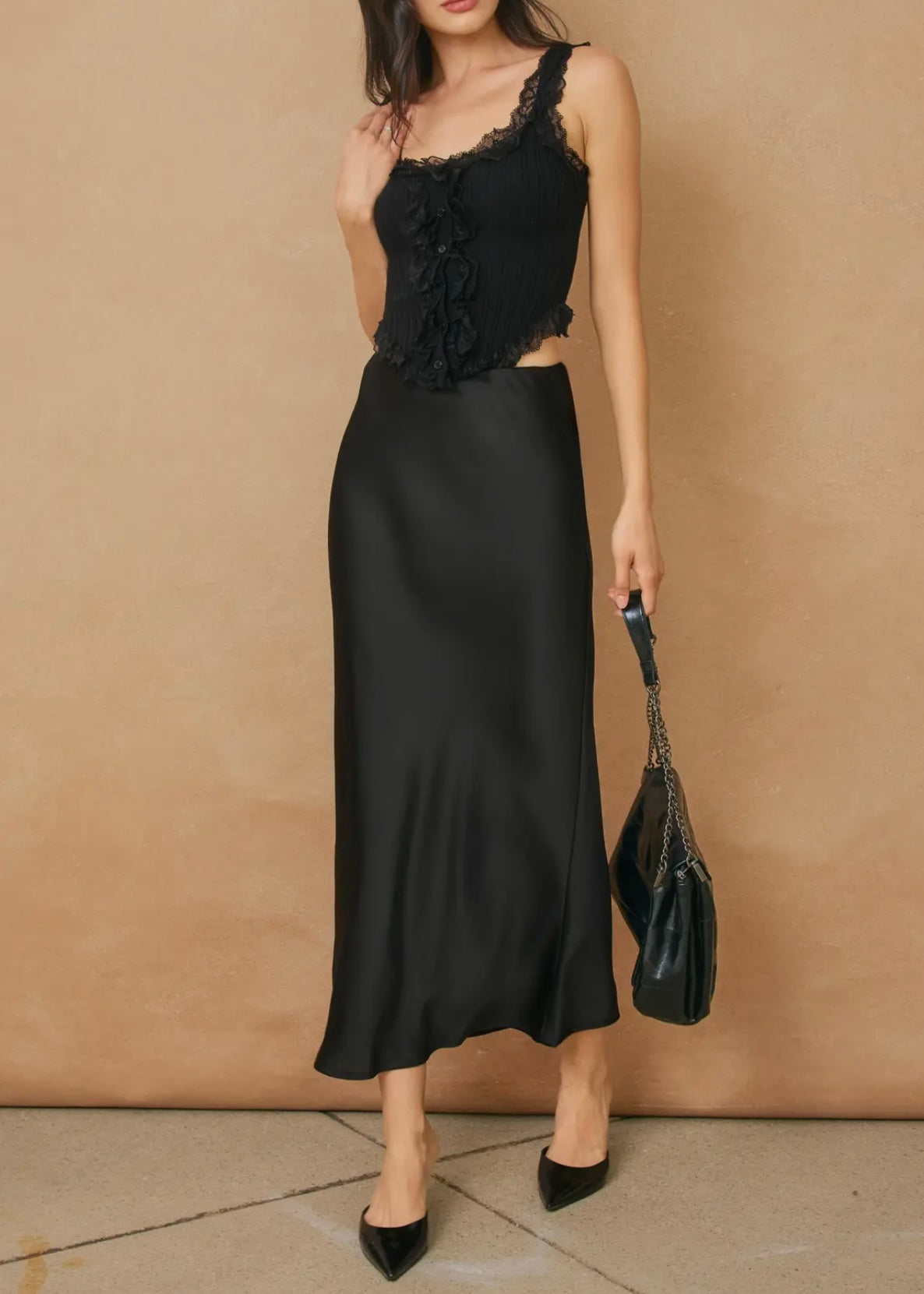 Alene Pull On Maxi Skirt