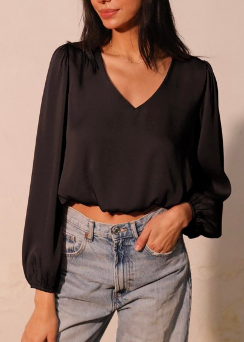 Laci L/S Crop Top