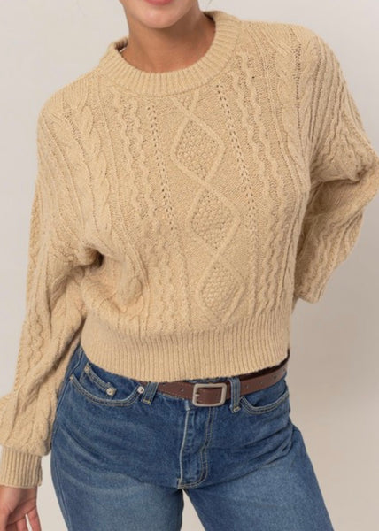 Monique Cable Knit Sweater