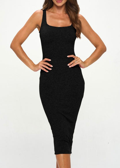 Courtnie Cashmere Midi Bodycon Dress
