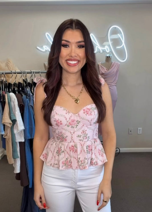 Cottage Charm Corset Top