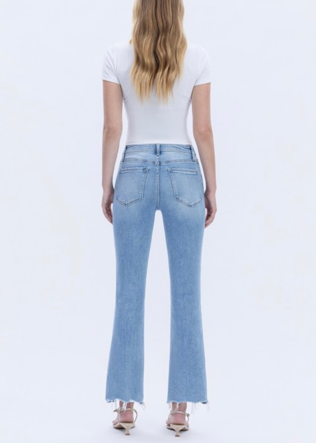 Lillia High Rise Kick Flare Jeans