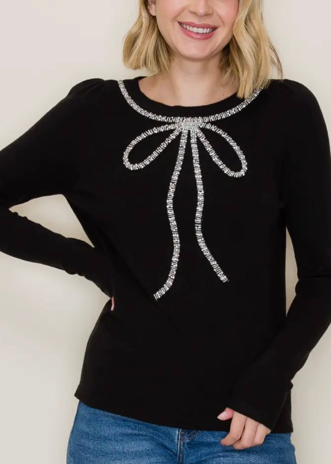 Wrapped in A Bow Sweater