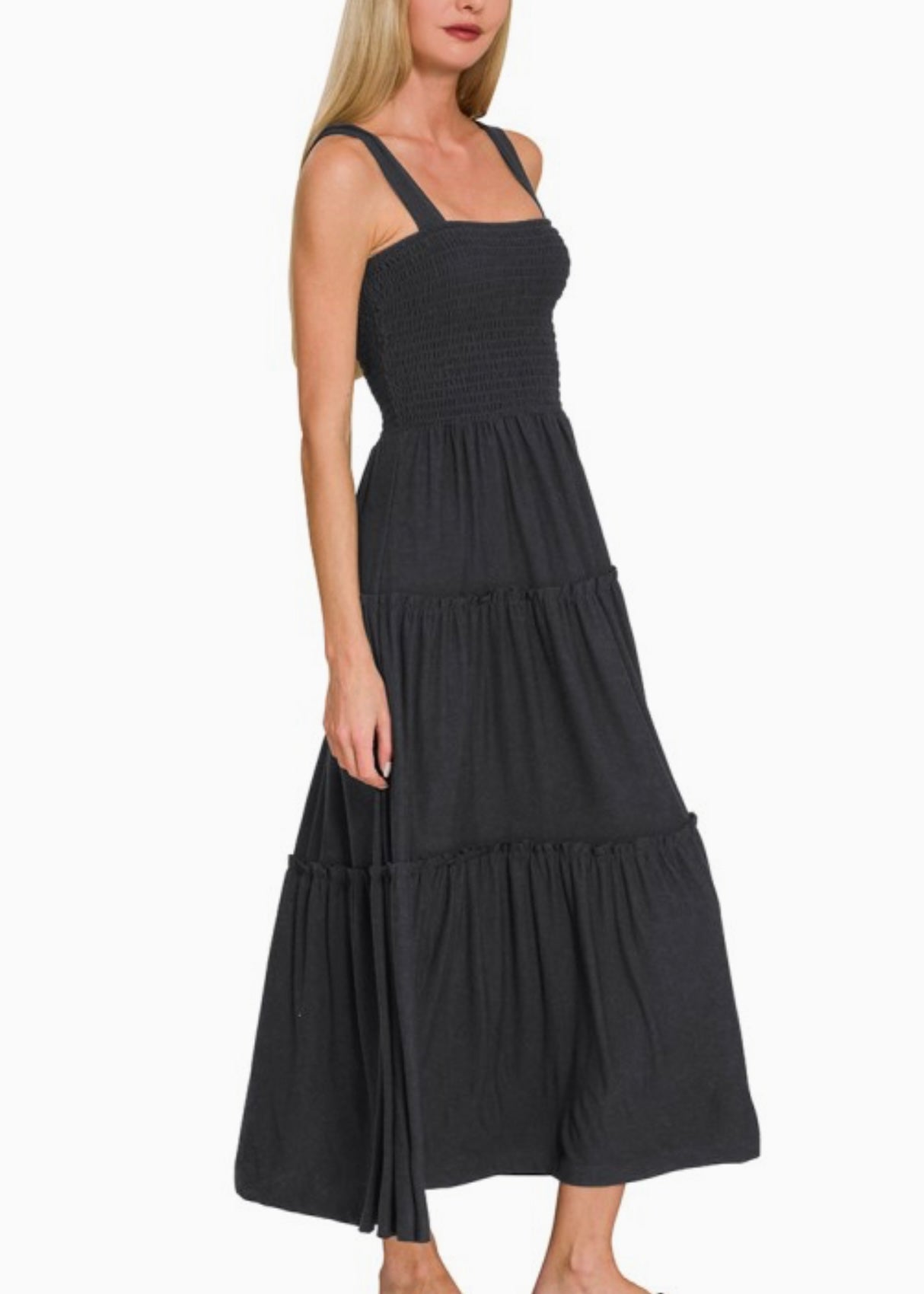 Day Ready Tiered Midi Dress