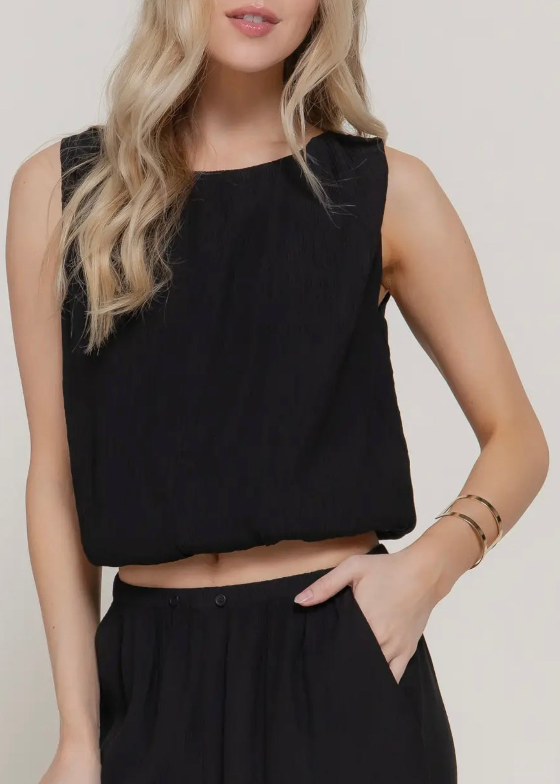 Simple Times Sleeveless Top