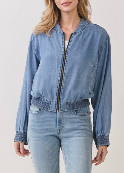 Honeybell Tencel Bomber Jacket