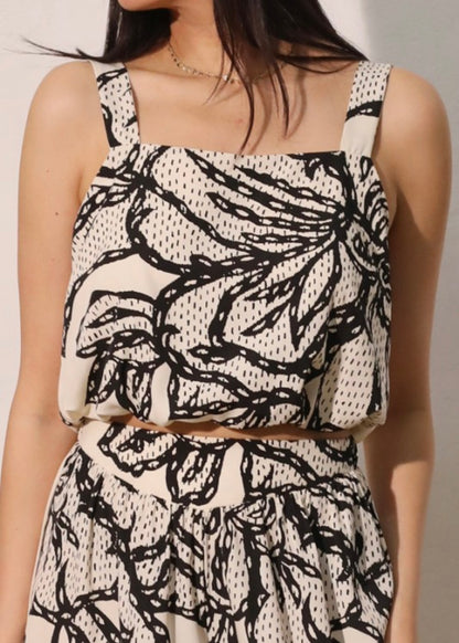 Laurie Chantilly Print Top