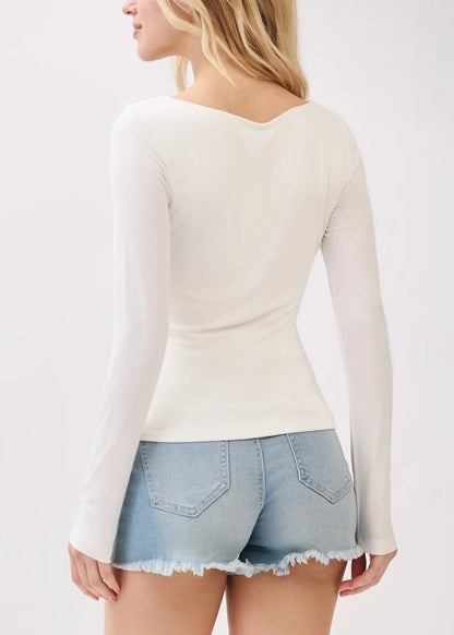 Bailiee Square Neck Long Sleeve