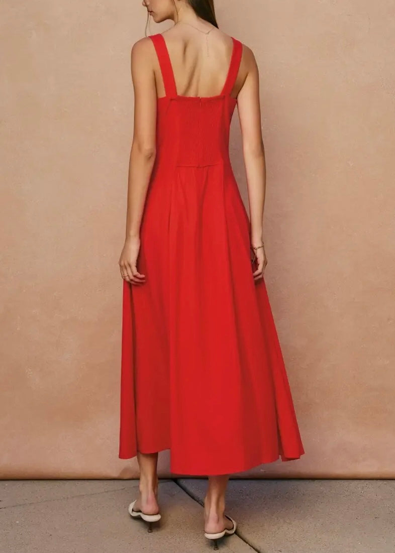 Elsa Seam Detail Maxi Dress