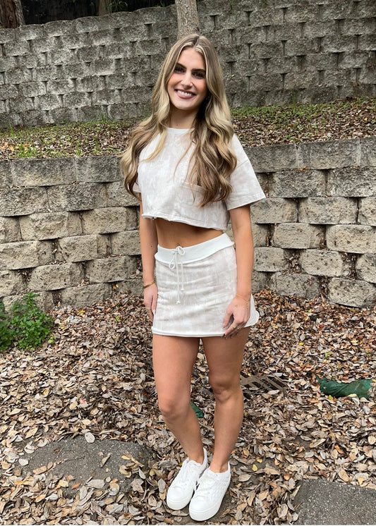 Amber Camo Cropped Shirt