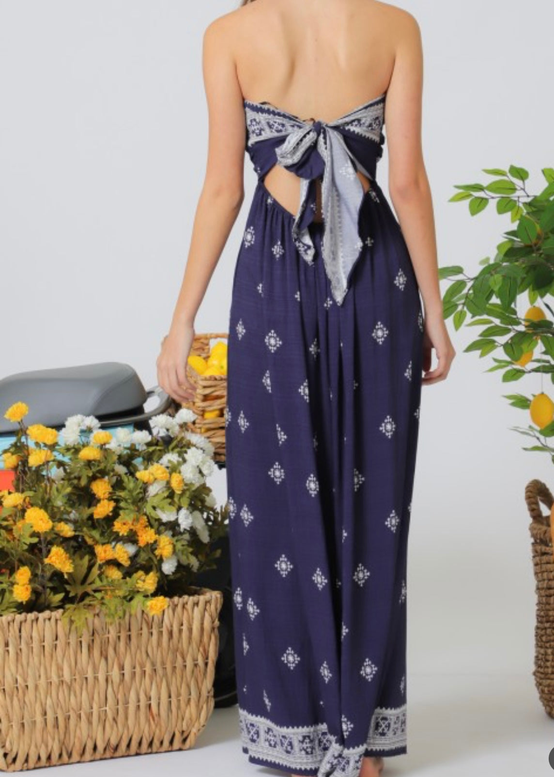 Cara Strapless Jumpsuit