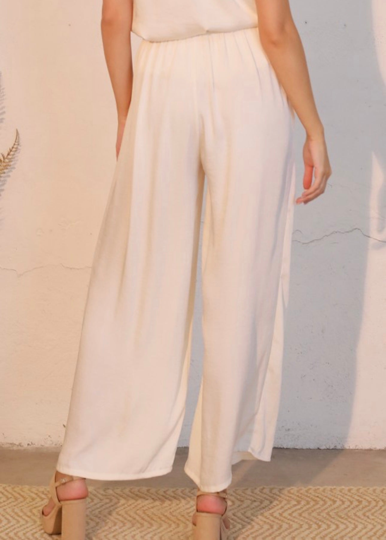 Jazel Silk Pleated Pants