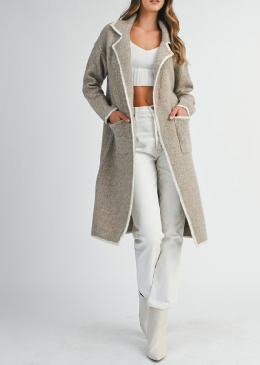 Novae Knit Open Cardigan