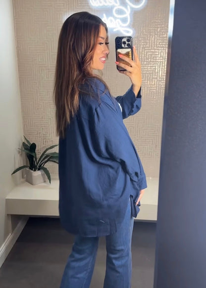 Estelle Button Down Oversized Shirt