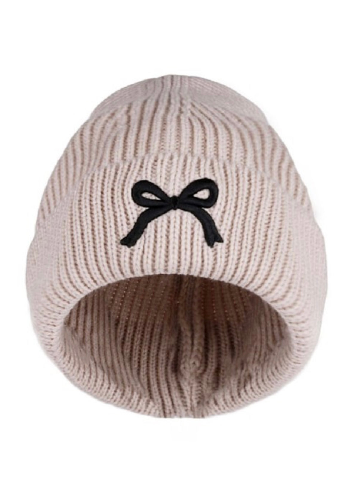 Bow Embroidered Beanie
