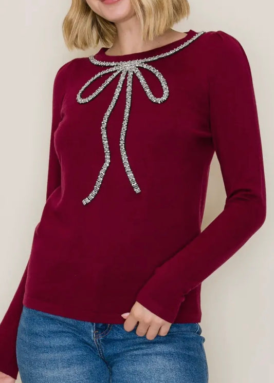 Wrapped in A Bow Sweater