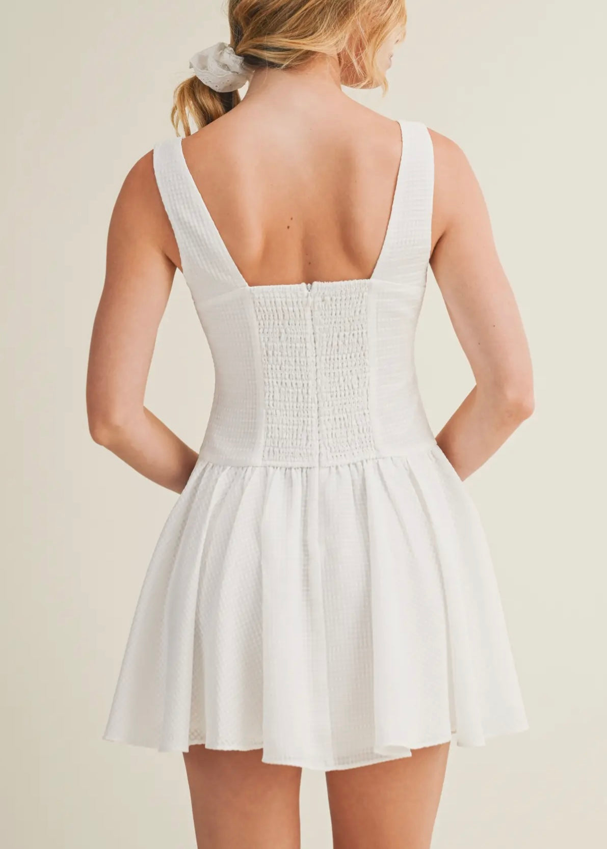 Gracie Square Neck Waist Dress