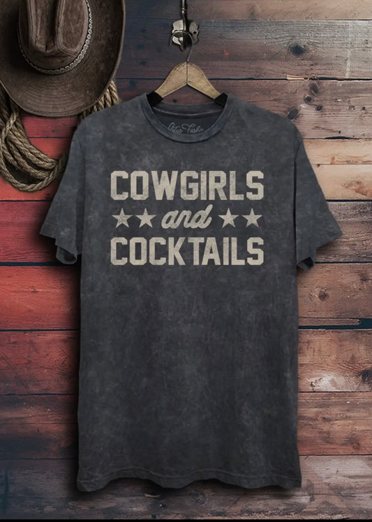 Cowgirls and Cocktails Graphic Tee
