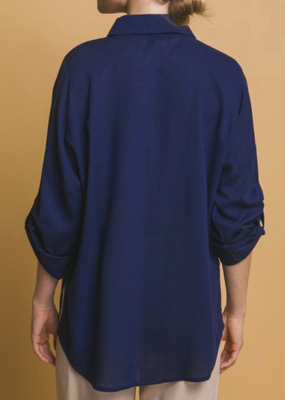 Colette Oversized Linen Shirt