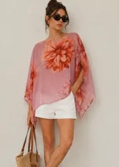 Loving Bloom Poncho Top