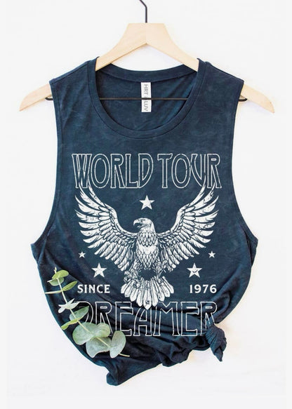 World Tour Graphic Tank Top