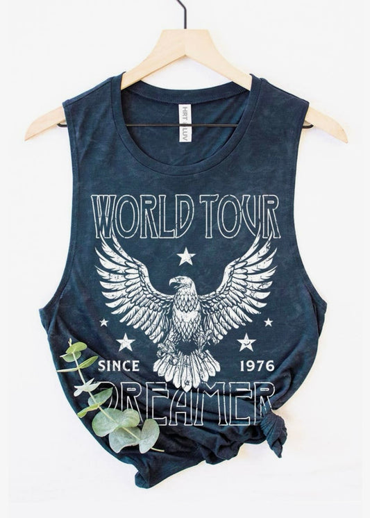 World Tour Graphic Tank Top