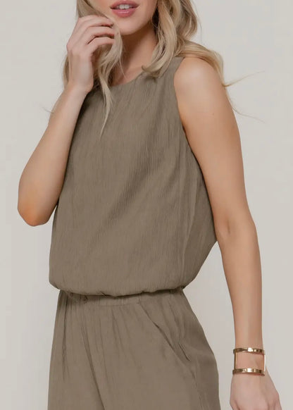 Simple Times Sleeveless Top