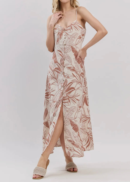 Fun in The Sun Printed Maxi Dress