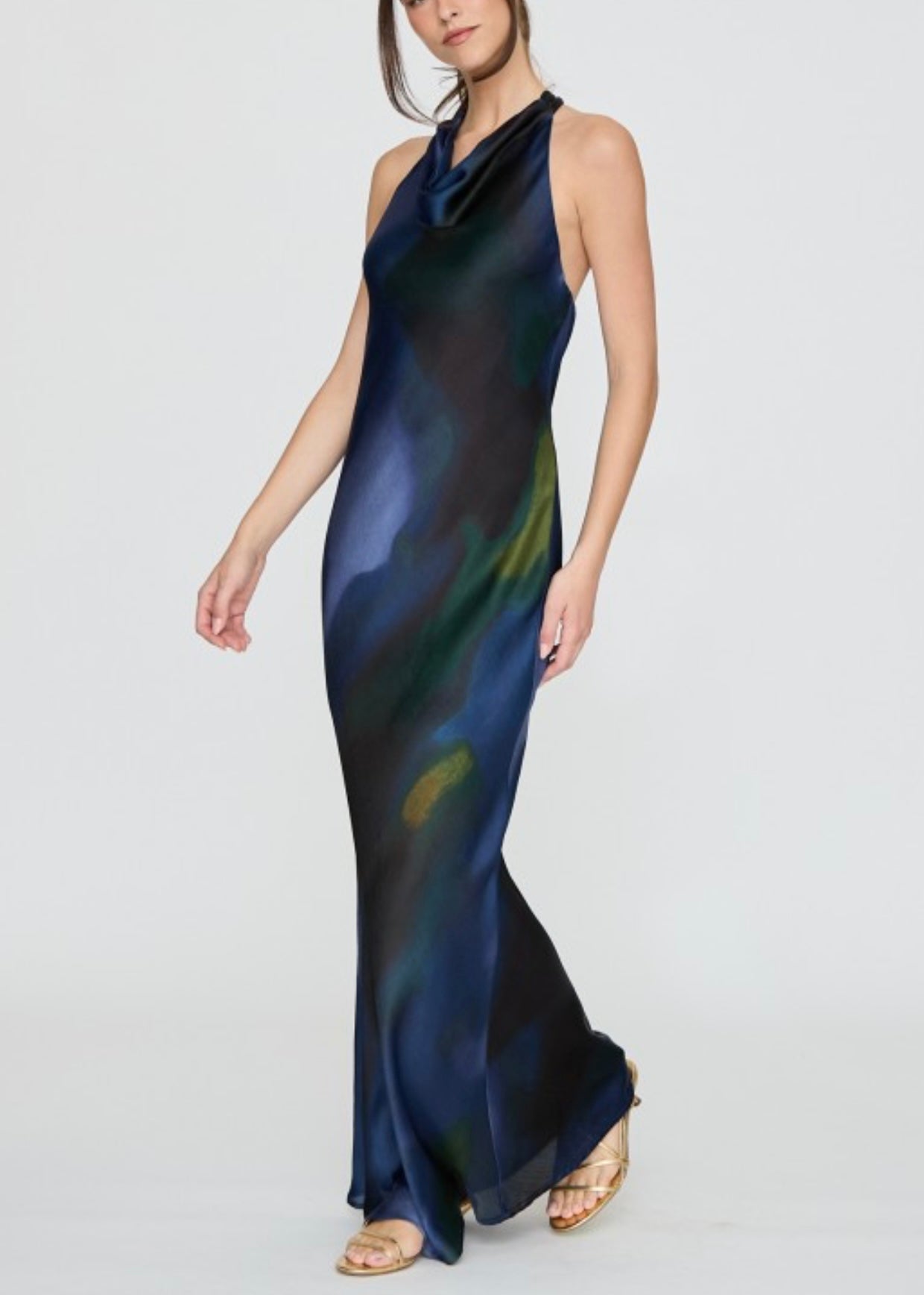 Summer Dream High Neck Maxi Dress