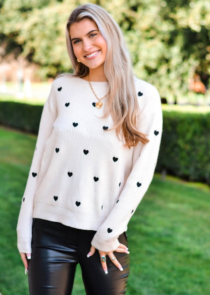 Sweetheart Confetti Sweater