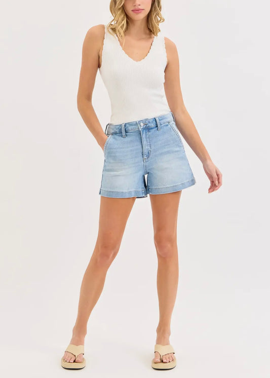 Marta Trouser Denim Shorts