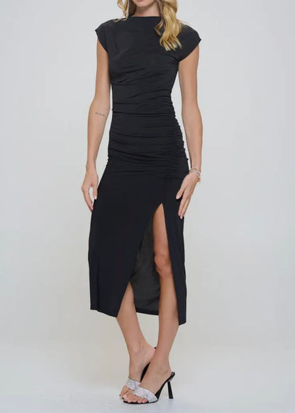 Delores Short Sleeve Midi Dress