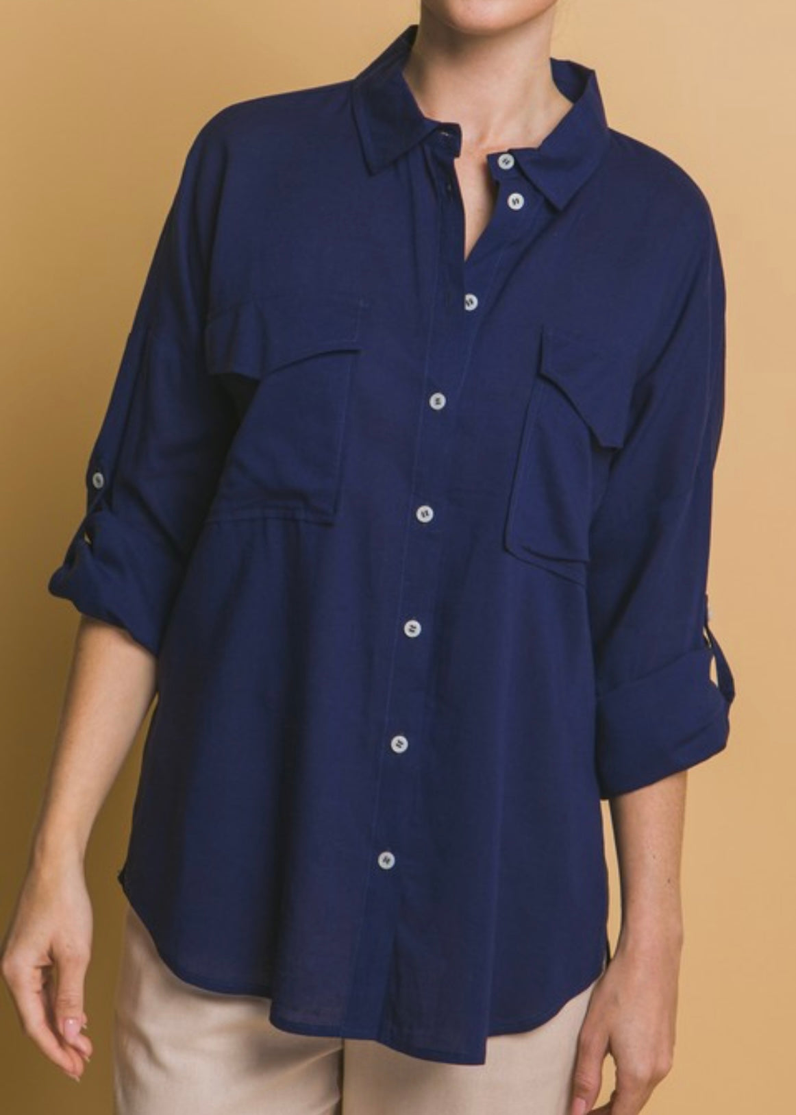 Colette Oversized Linen Shirt