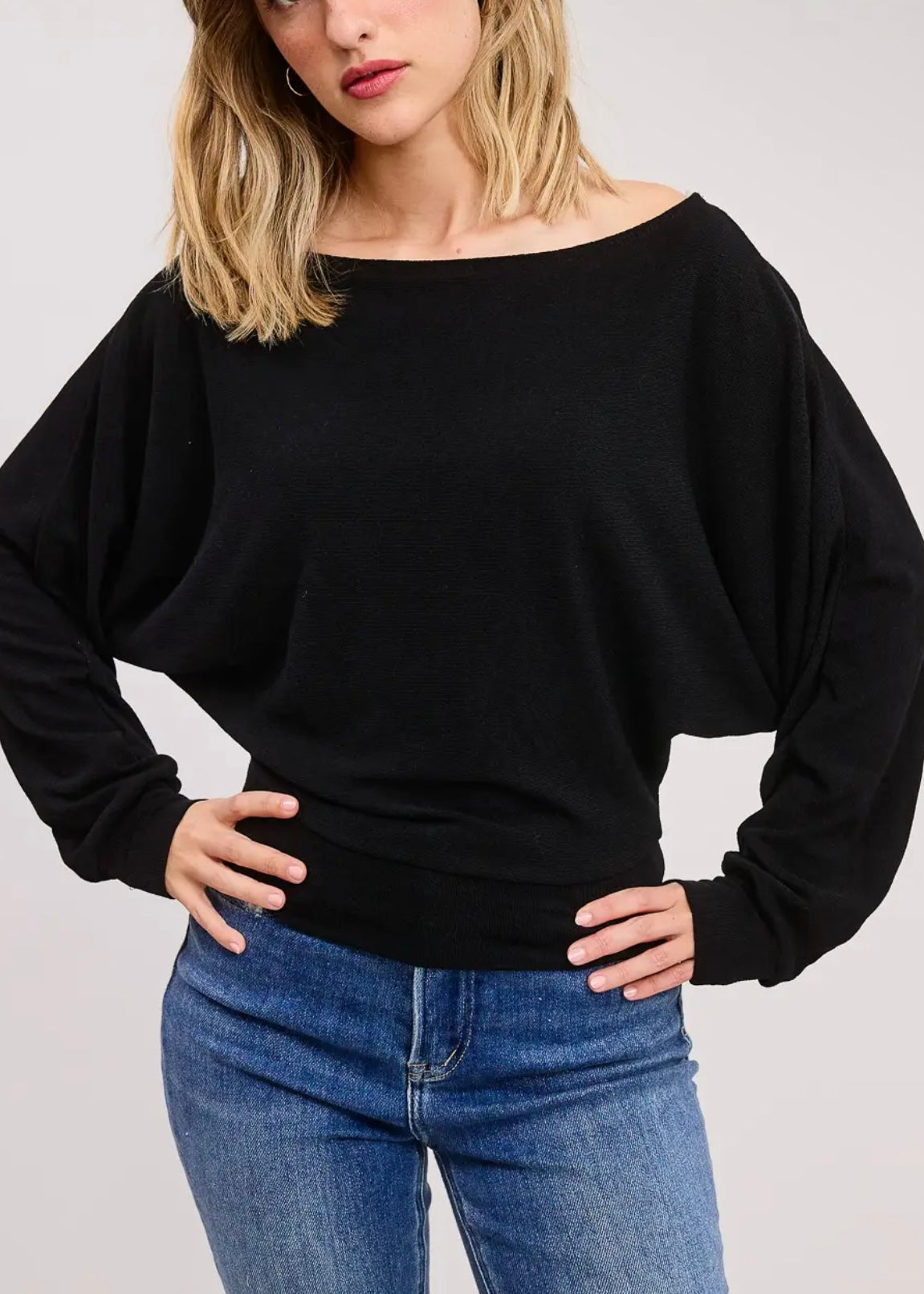 Misha Boatneck Knit Top