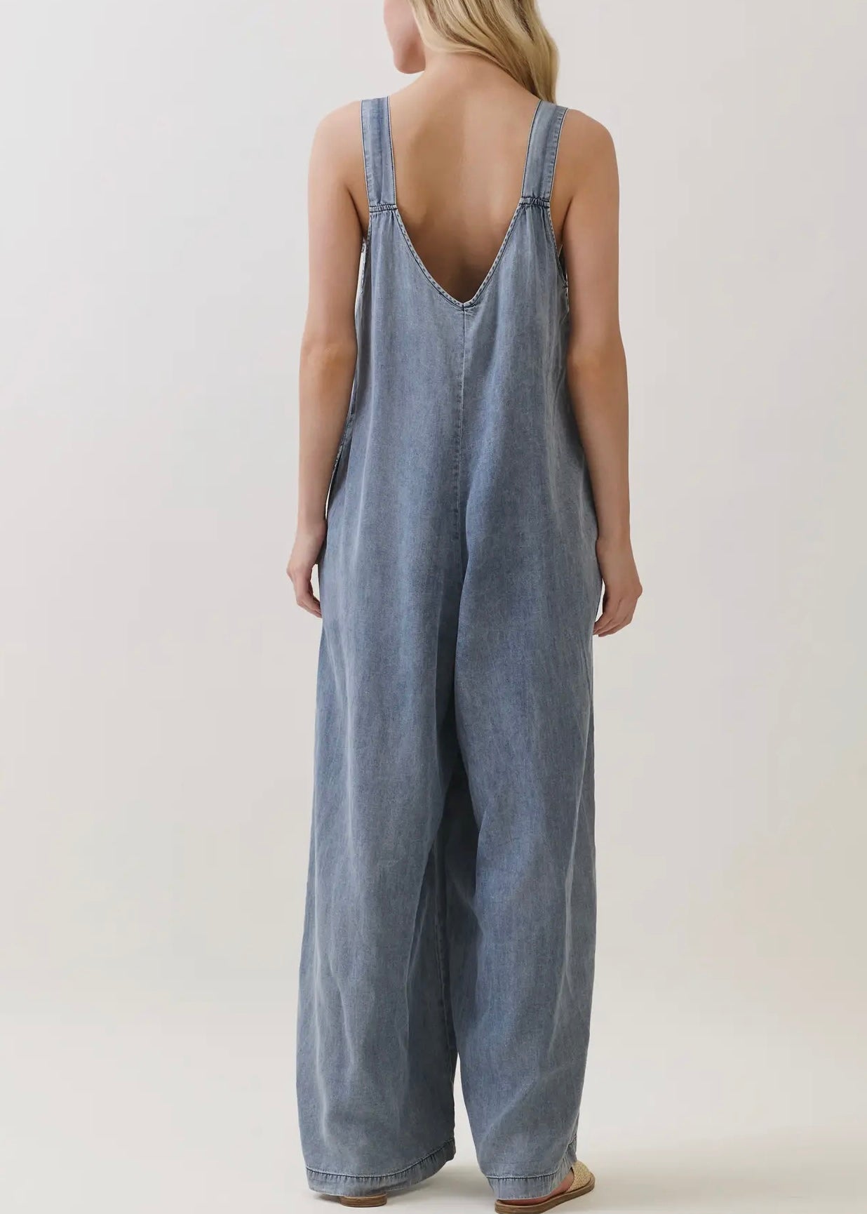 Sun Fade V-neck Jumpsuit