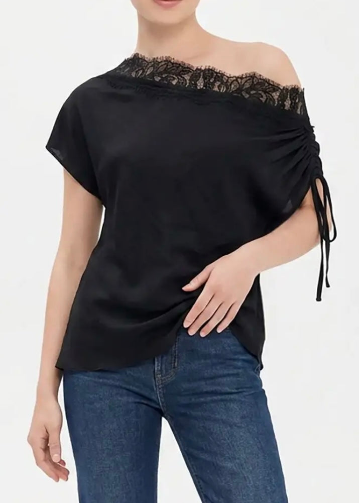 Everlie Draped Off The Shoulder Top