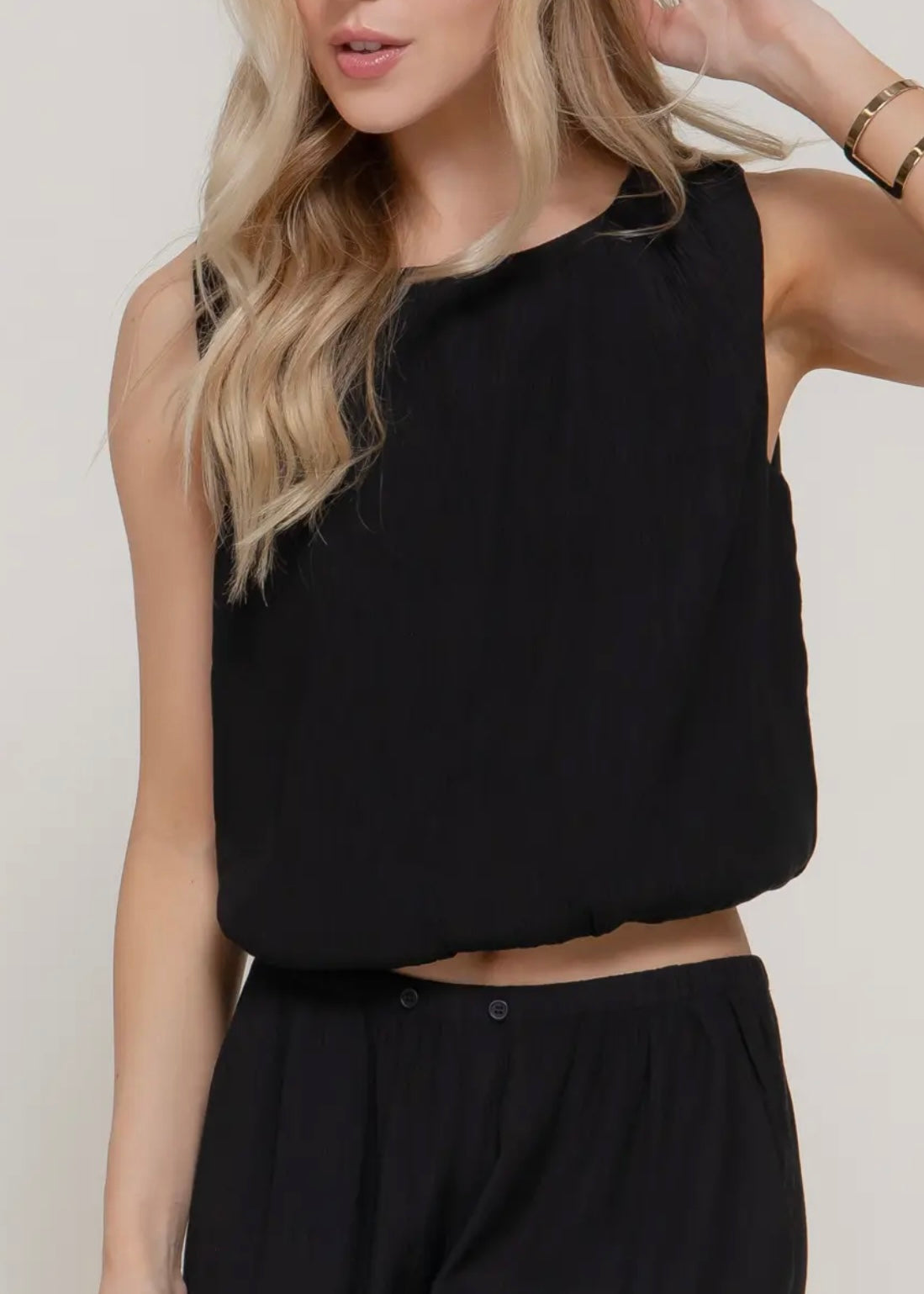 Simple Times Sleeveless Top