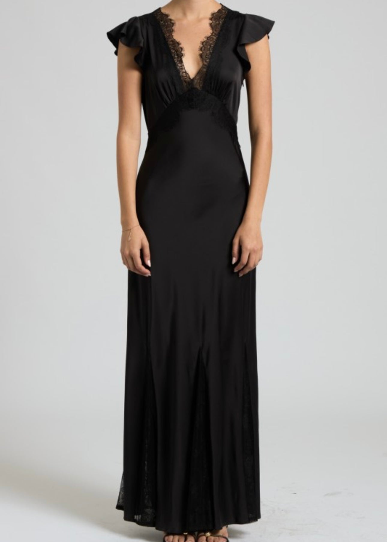 Moonlit Love Satin Maxi Dress