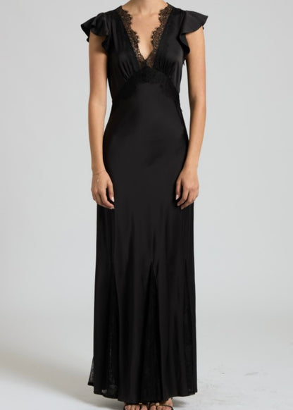 Moonlit Love Satin Maxi Dress