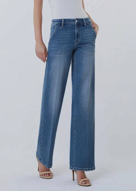 Wide Leg Trouser Jeans