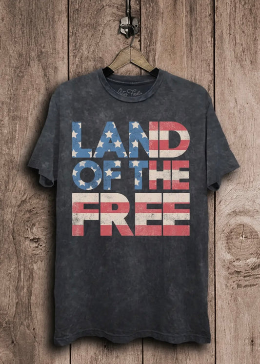 Land Of The Free Graphic Tee