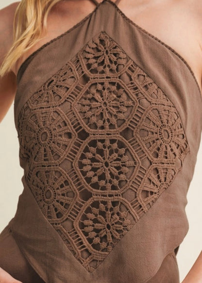 Gigi Halter Scarf Top