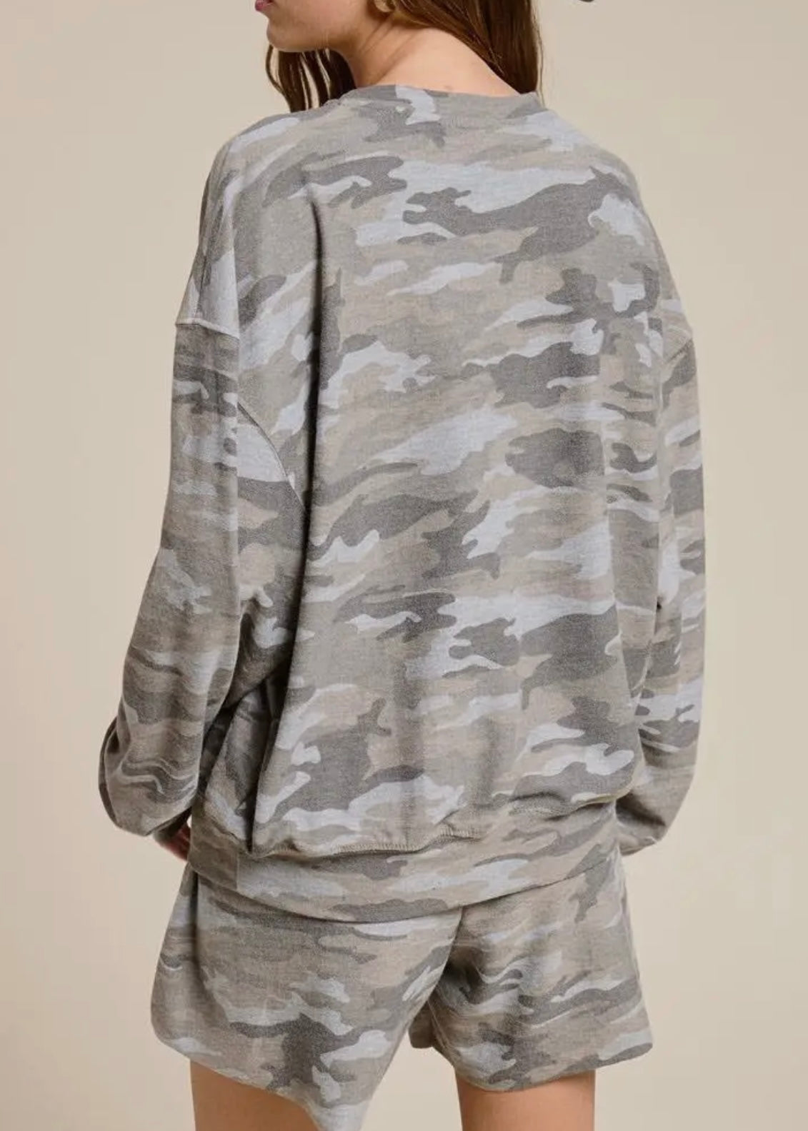 Free Bird Camo Pullover