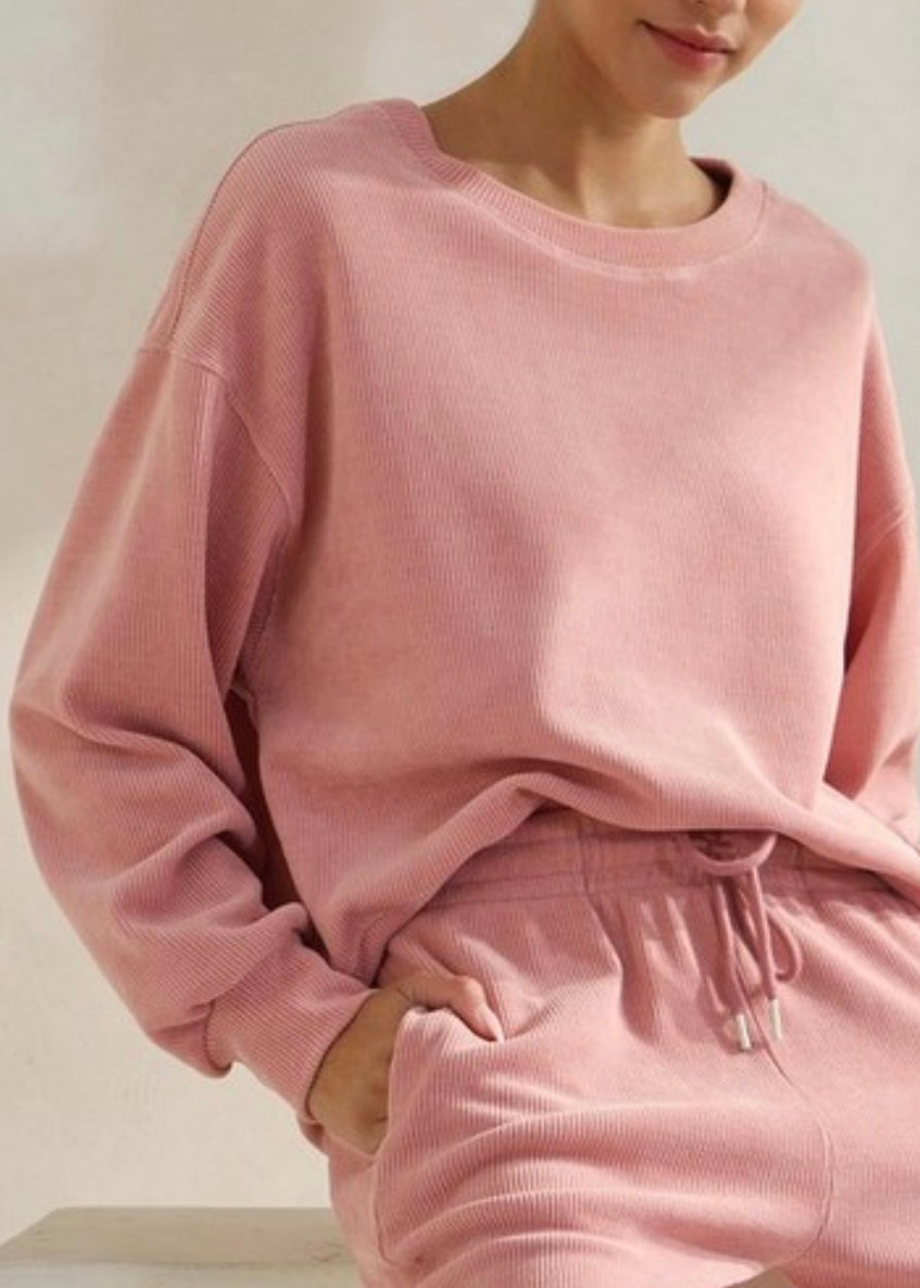 Martie Corduroy Long Sleeve Top