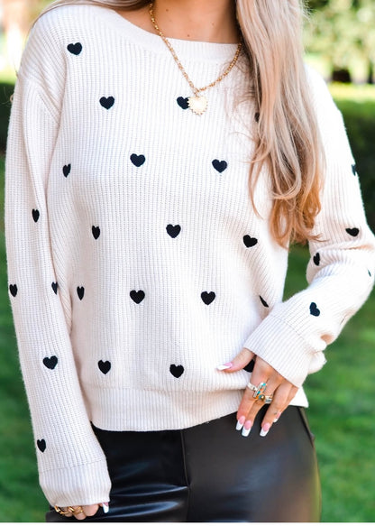 Sweetheart Confetti Sweater