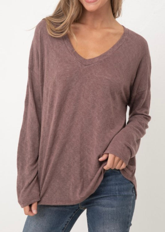 Marene Long Sleeve Knit Top